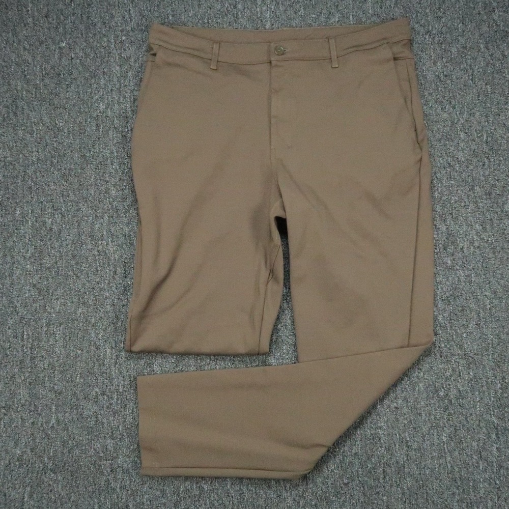 BYLT Basics Pants Mens 38x31 Brown Everyday‎ Stretch Chino Premium